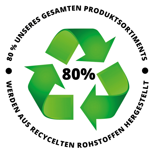 recycelter rohstoff 80