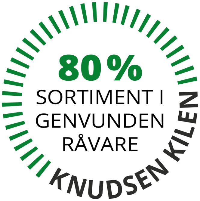 gjenvunnet råvare 80