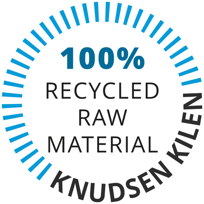 100% recycled raw material
