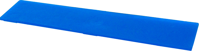 Knudsen kilens styreklods blå 100 mm