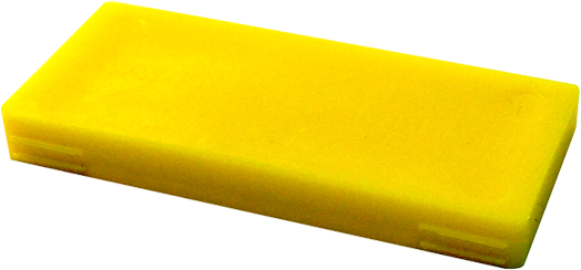 Knudsen kilens styreklods gul 50 mm