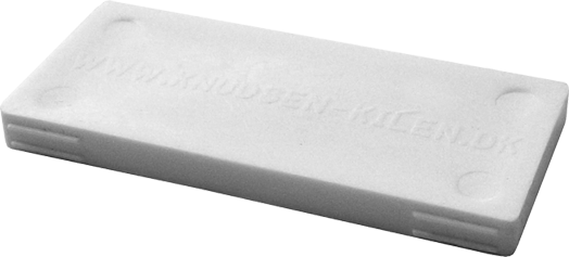 Knudsen Kilens styreklods hvid 50 mm